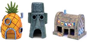 Penn-plax B006395o9o Penn-plax Spongebob Squarepants Fish Tank Decorations - 3 Pc Set