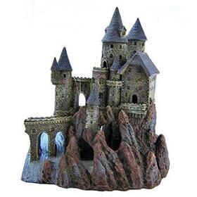 Penn Plax Inc. Rrw10 Age-of-magic Wizard S Castle Aquarium Decoration Safe For Freshwater And