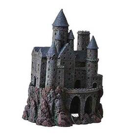 Penn Plax Inc. Rrw8 Age-of-magic Wizard S Castle Aquarium Decoration Safe For Multicolor