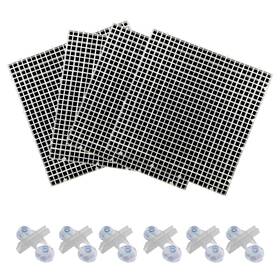 Petphindu Dqpsmerqw1aul7m8l 4pcs Aquarium Lid Hood Fish Tank Top Cover Terrarium Plastic Grid Panel E
