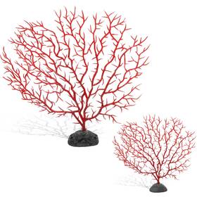 Piutouyar Wq210722-0008 2pcs Sea Fan Coral Decorations Red Simulation Branch