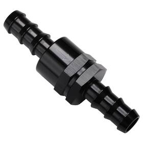 Podavelle Pv030-10-5/8bk 5/8 Inch Non Return One Way Inline Check Valve Fitting Aluminum Black