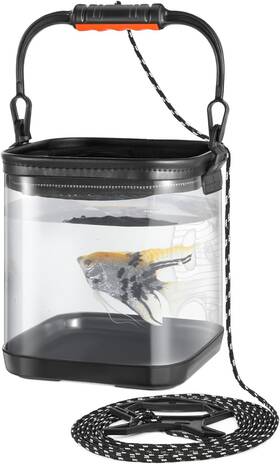 Pondon 313097696651 2.5 Gallon Portable Plastic Fish Bowl Outdoor Aquarium Kit Beach Adventur