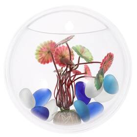 Popetpop Nhs35y1i46wli015hagjz7z Wall Mounted Fish Bowl Acrylic Hanging Tanks Transparent Aquarium Wall
