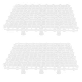 Popetpop O16612ma44lk2fwk9 2pcs Aquarium Divider Grid Fish Tank Diffuser Divi