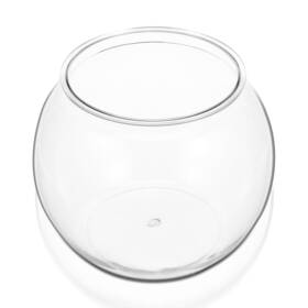 Popetpop Rvh9mz813gv1254nk Plastic Aquarium Betta Fish Tank Large Clear Fishbowl Goldfish Bowl
