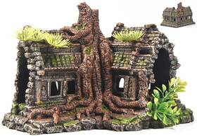 Ptfjz B0b2k15vmw Large Aquarium Decor Fish Tank Ornament Reptile House Shelter
