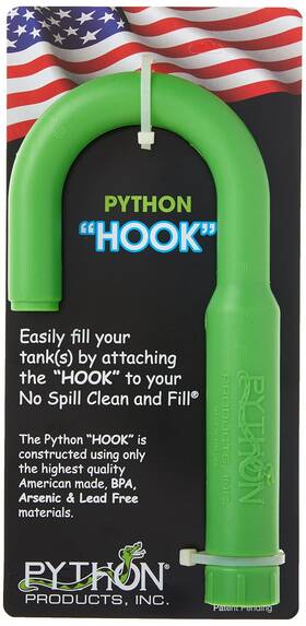 Python B01654ssxa Hands-free Spill-free Aquarium Hook For Easy Water Changes