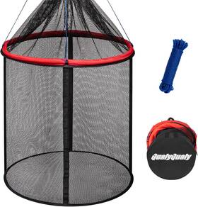 Qualyqualy 744759537447 Floating Fish Basket 41/73 Gallons Extra Large For Live Caught Fully