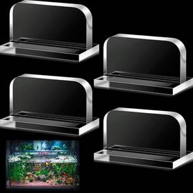 Qunclay 711181495393 4 Pcs Aquarium Lid Handles Acrylic Fish Tank Cover Adhesive