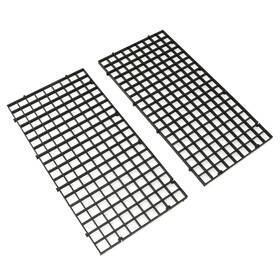 Rlecs 750225785793 2pcs 30cm X 15cm Plastic Grid Divider Tray Egg Crate Louvre Aquarium Fish Tan