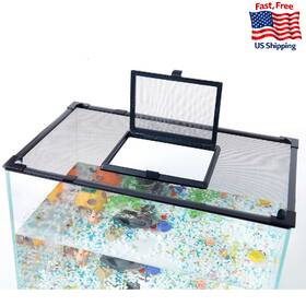 Rodenet B0cqd4bc62 Magnetic Fish Tank Cover Net Aquarium Lid Mesh Top - Cut To Size