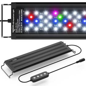 Seaoura B0b4vjrx7y Led Aquarium Light For Plants - Full Spectrum Fish Tank With Timer