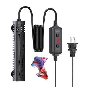 Seaoura B0cmqh1pyh 50w Mini Submersible Aquarium Heater Adjustable For 5-15 Gal Tanks