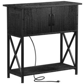 H01-3602a-har Segawe Heavy Duty 29 Gallon Aquarium Stand With Power Outlets Metal Fish Tank Black