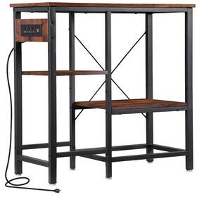 H01-8571a Segawe Heavy-duty 400lbs Aquarium Stand With 2 Adjustable Storage Shelves