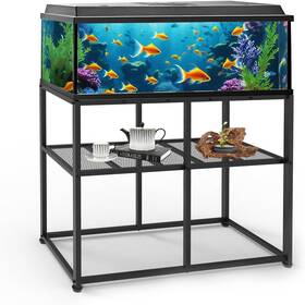 Semoprus 445050350393 Fish Tank Stand Heavy Duty Aquarium 40 Gallon Reptile Br