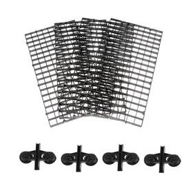 Senzeal 769135329904 4pcs Aquarium Grid Divider Tray Egg Crate Fish Tank Bottom I