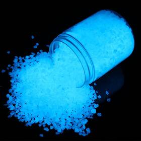 Shiny Stone B0cj9bq26q Glow In Dark Gravel Rocks For Aquarium And Garden - Sky Blue 280g