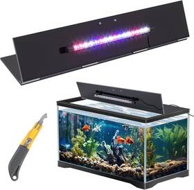 Sieral Ae-sieral-4462 Aquarium Lids Polycarbonate Canopy With Led Light 30 X 12 Inch Black