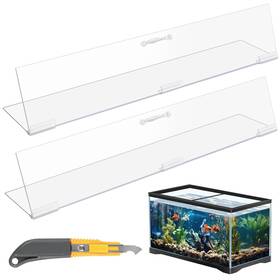 Sieral Ae-sieral-4864 Aquarium Lids Polycarbonate Canopy 2 Pieces Set 16.87 X 0.12 I