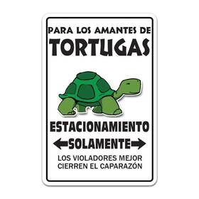 Signmission 703791104048 Turtle Lovers Parking Sign Ocean Aquarium Animal Sea Pet Tortugas Amantes Se