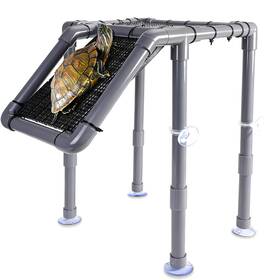 Skarus Sk001-s Large Standing Turtle Basking Platform With Ramp 6.49 Inch -15.16 H 10.8 8.6