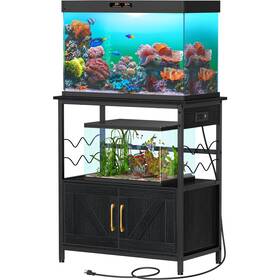 Snughome 792483810657 Aquarium Stand Fish Tank With Cabinet For Accessories Storag