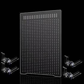 Spritool 717049675846 One Set Clear Fish Tank Divider Board Include Suction Cups Diy Designed Easy