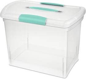 Sterilite 800689622155 Large Nesting Showoffs Stackable Small Storage Bins 6-pack