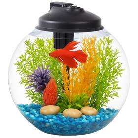 Sw Products B0crqzfxdm 3-gal Fish Tank Aquarium Starter Kit Power Filter Led Lighting