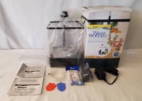 T Tra 046798291381 Tetra Water Wonders 1.5 Gallon Acrylic Aquarium Kit Led Light Filter And Pump