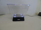Tank Usb Light Acrylic Fish Tetra Aquarium Gal. Gold Base 1 Stand Betta Kit Led