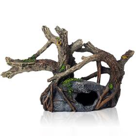 Taomypets B0cpm9tl3y Aquarium Decor Resin Artificial Tree Trunk Root Fish Tank Decoration