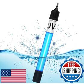 Tararium B0d9bw8srw Aquarium Light 9w For 75-200 Gal Ctuv-h10f/p10f Replacement Bulb Submersible