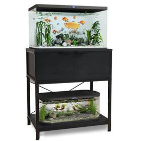 Tfk Fts003 20-29-37 Gallon Fish Tank Stand Aquarium With Cabinet Storage For Aqua