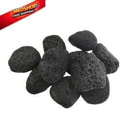 Tfwadmx 398-1 10 Pack Aquarium Black Lava Rock Fish Tank Volcanic M 1ftft-2ftft