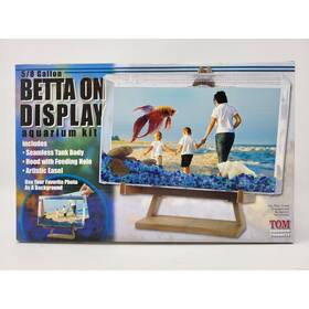 Tom Kc1186 Aquarium Betta On Display Kit 5/8th Gallon Natures Art Koller