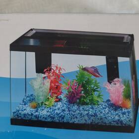 Top Fin 5353100 Aquarium Hinged Glass Fits 5.5 Gallon Aquariums New