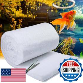 Ubeesize B0d9bnxskr Aquarium/pond Filter Media Floss - 12 Ft Cut To Fit Outdoor Filters