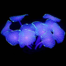 Uniclife Uniclife-ul153 Silicone Coral Plant Decorations Glowing Artificial Ornament Green