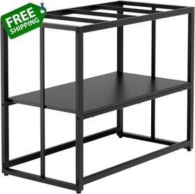 Urban Deco 744110028133 40 Gallon Fish Tank Stand 660lbs Capacity For Aquarium Metal Fi