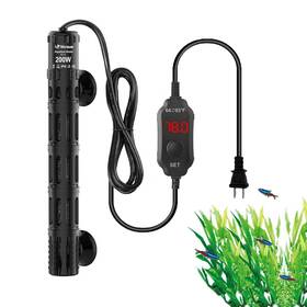 Vcraze B0d943ghv1 Aquarium Heater 25-300w Submersible Fish Tank With Precise Temp Contr