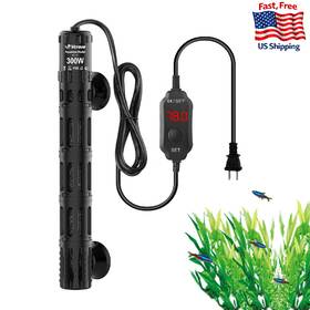 Vcraze B0d9467q31 Aquarium Heater 25-300w Submersible Fish Tank With Precise Temp Contr