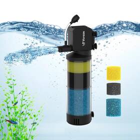 Vcraze B0dflqndw9 3-stage Submersible Aquarium Filter 10-40 Gallon Fish Tank