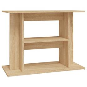 Vidaxl 833578 Aquarium Stand Sonoma Oak Engineered Wood 31.5 X 13.8 23.6 In