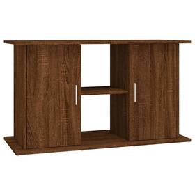 Vidaxl 833614 Aquarium Stand Brown Oak Engineered Wood