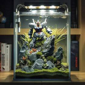 Vimvins B0fd2p3zkq Brand New 5 Gallon Glass Fish Tank Aquarium For Betta Snails Shrimp And Plants