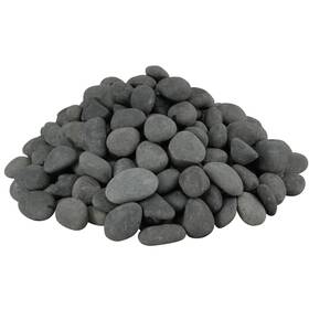 Vinics B0d16tz764 20lbs Natural Unpolished Black River Rocks 1-2 Inch Bulk Pebbles