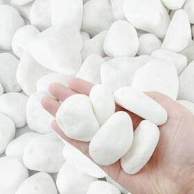 Vinics B0dp22psdc White Rocks For Landscaping 40 Lbs Large River Garden 2-3 Inc